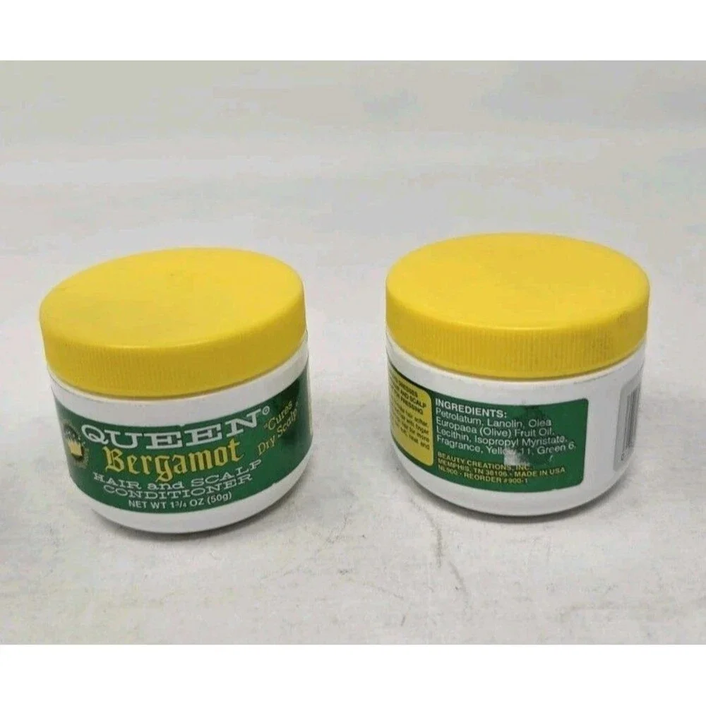 2 Queen Bergamot Hair & Scalp Conditioner 1.75oz Dry Scalp Formula Anti-Breakage